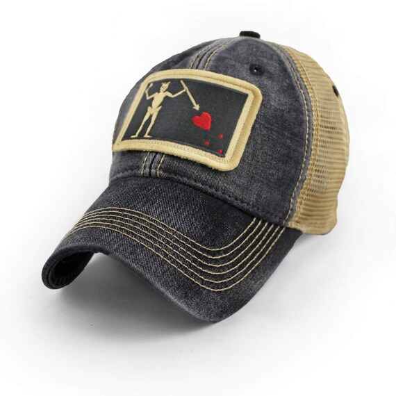 Homeland Tees Mens Illinois Leather Patch Cotton Twill Hat
