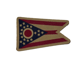 Ohio Embroidered Flag Patch