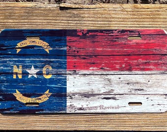 North Carolina Vintage License Plate