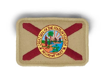 Florida Embroidered Flag Patch