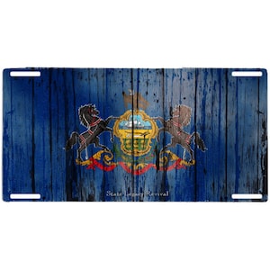 Pennsylvania Vintage License Plate
