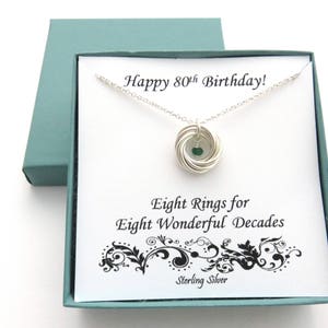 80th birthday jewelry deals
