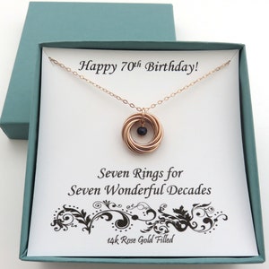 70th Birthday Gift for Women