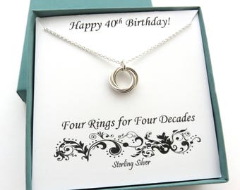 jewellery for 40th birthday female