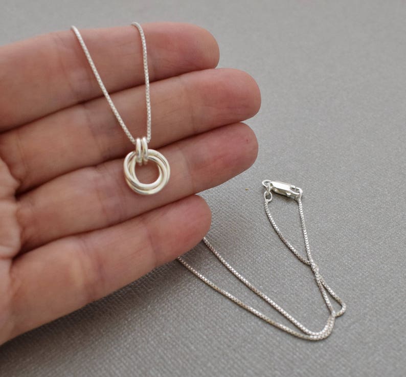 three ring necklace