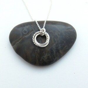 sterling silver ring necklace