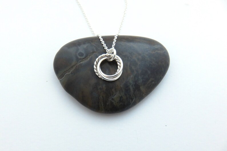 sterling silver ring necklace