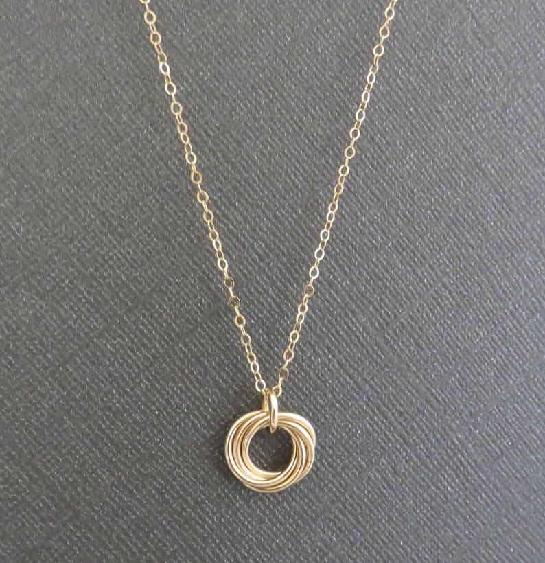 50th Birthday Gift for Women 14k Gold Necklace 50th - Etsy