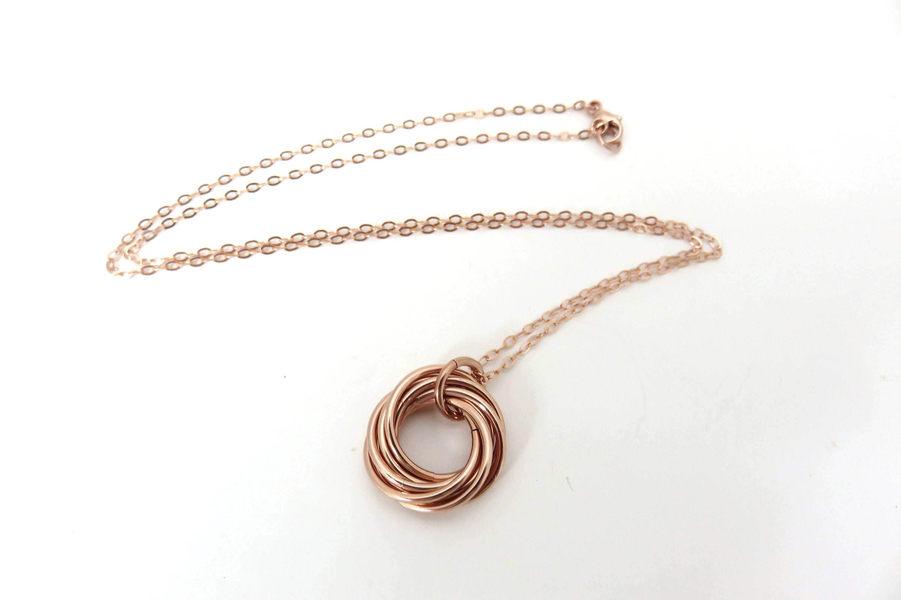 80th Birthday Gift Rose Gold Necklace 80th Birthday Gift for - Etsy