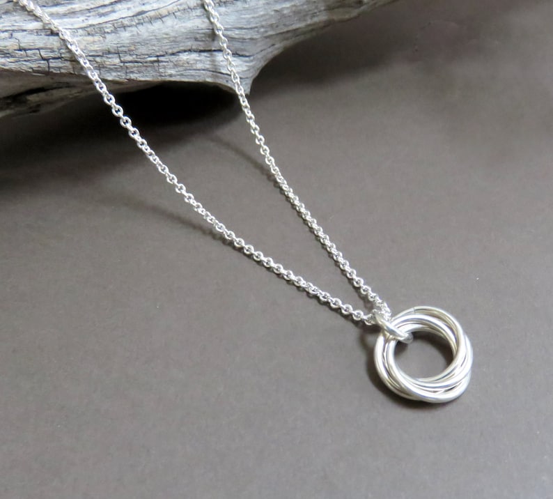 Silver Ring Necklace