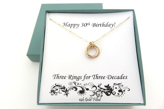 Rings for 30th best sale birthday