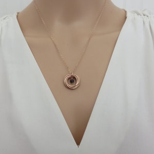 Rose gold necklace