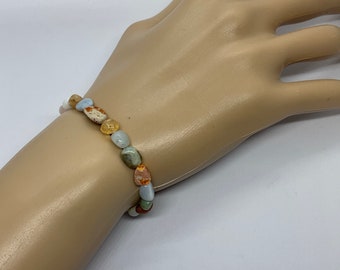 Mixed Opal Sterling Silver Bracelet