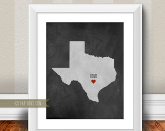 HOME - San Antonio Texas Love  Wall Art - I love city state Instant Download - Digital File - Printable - Downloadable