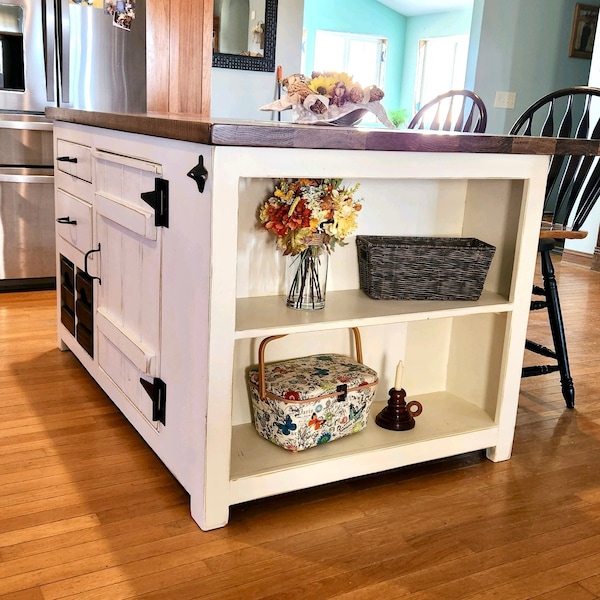 Kitchen Islands With Storage - Etsy