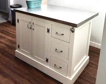 Handmade Custom Built Kitchen Island, made to meet your needs.