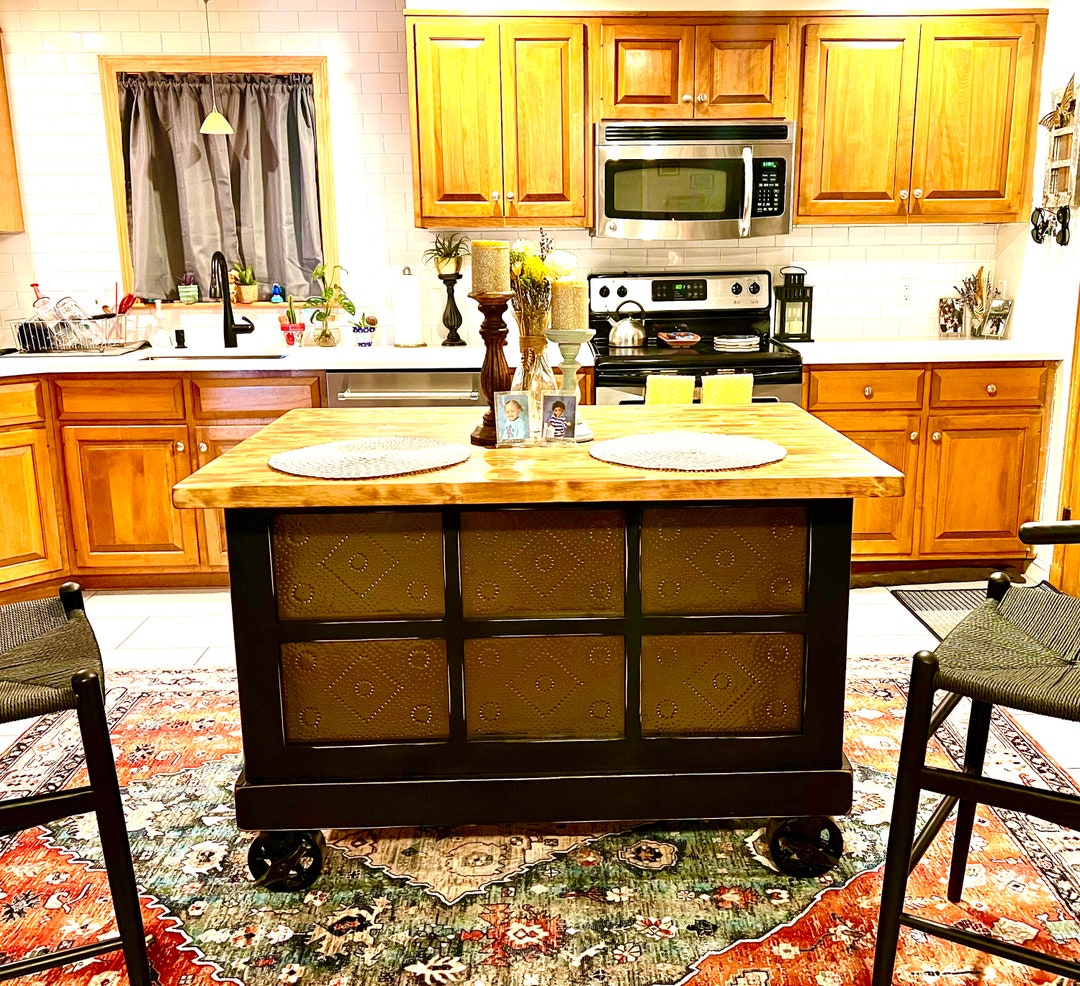 Uniquely Designed and Custom Built to Order Kitchen Islands Etsy