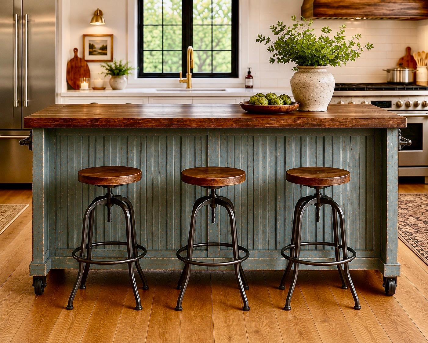 Handmade Custom Kitchen Island With Storage - Etsy