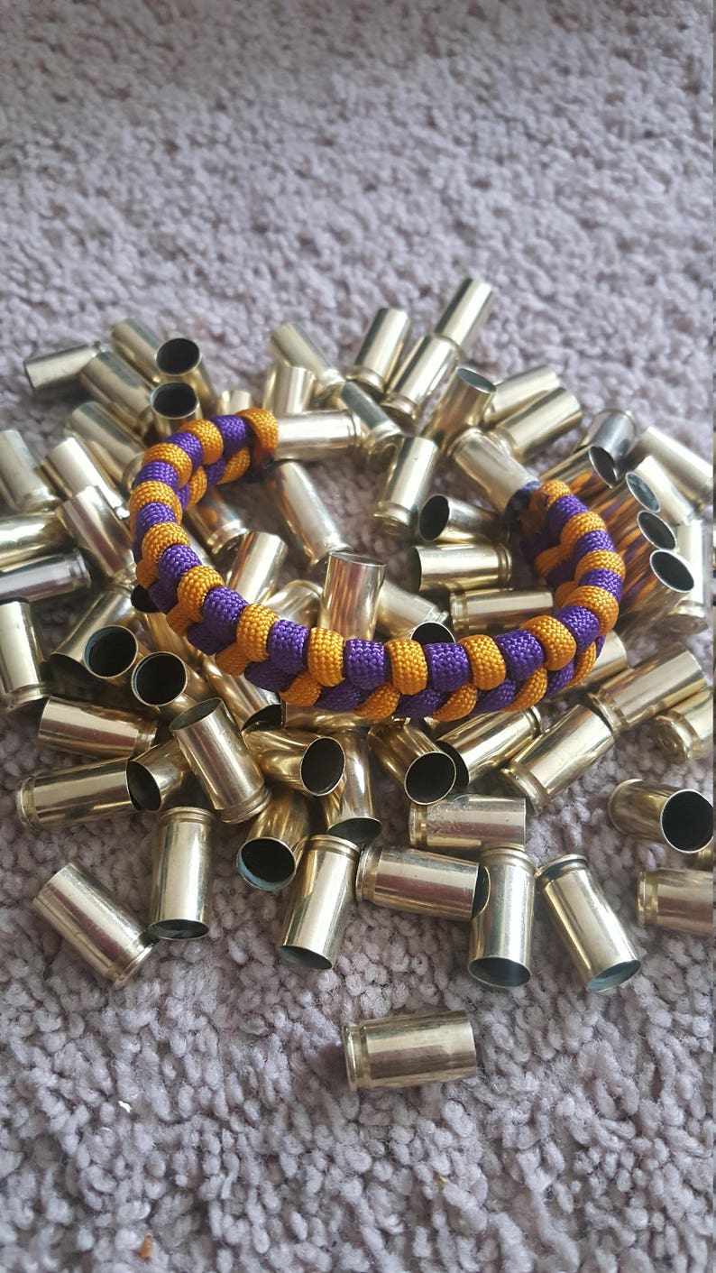 Men's or Women's 9mm Bullet Casing Paracord Bracelet Etsy