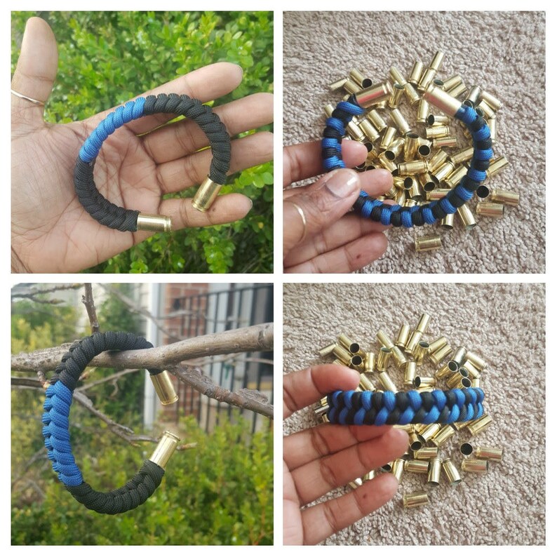 Men's or Women's 9mm Bullet Casing Paracord Bracelet Etsy