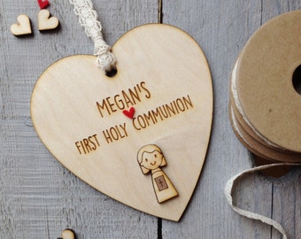 First Holy Communion keepsake - Confirmation gift - Personalised holy communion gift