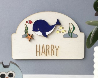 Sea Life Door Plaque