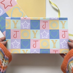 Colourful Christmas Wrapping paper set image 1