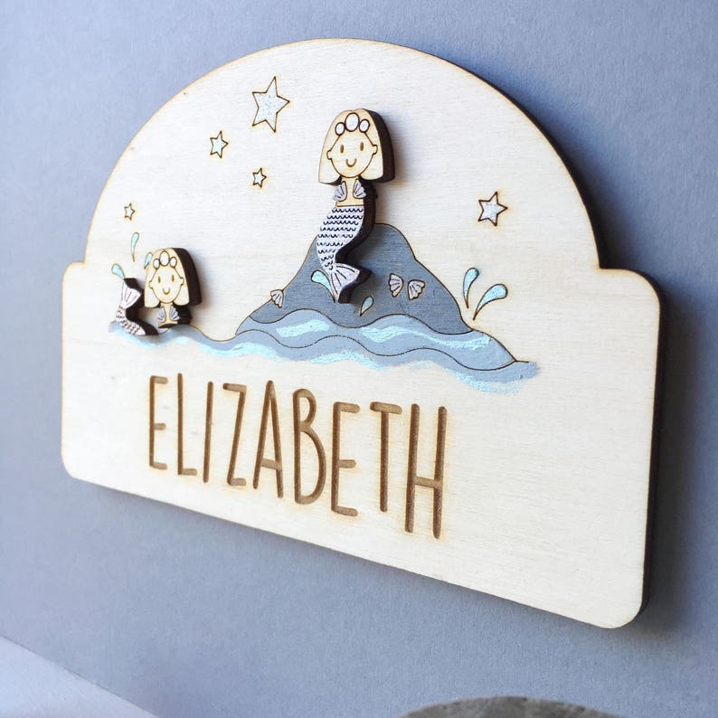 Personalised Blue Gruffalo Personalised Door Plaque