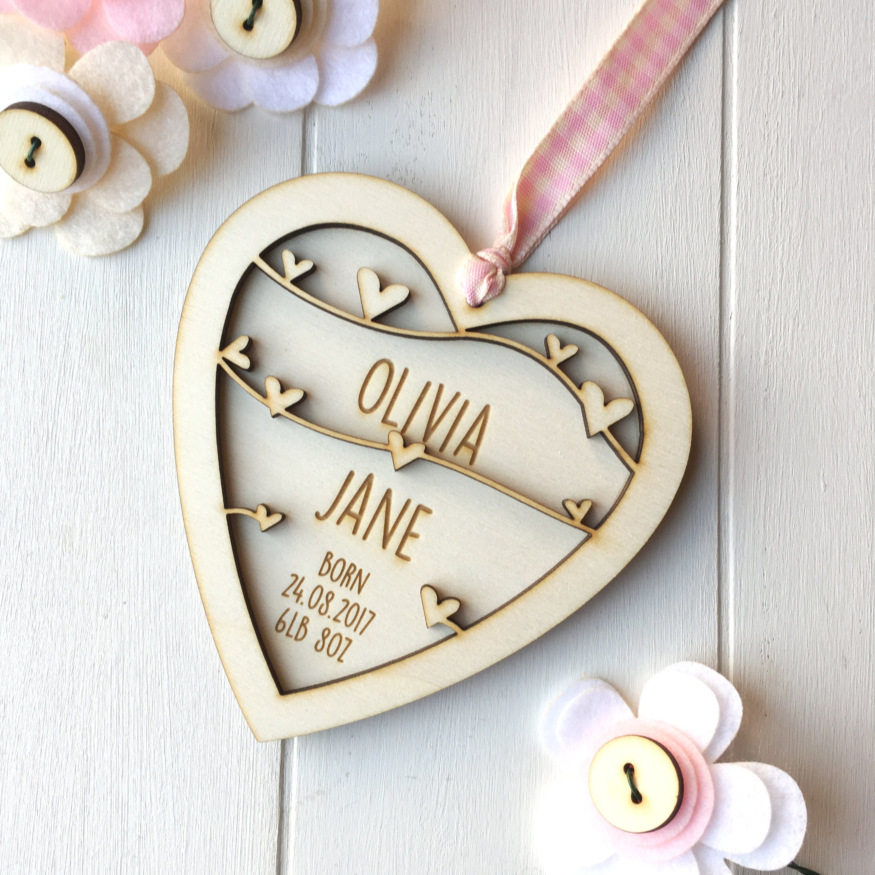 New Baby Girl Keepsake Gift Personalised Baby Gift New Etsy UK