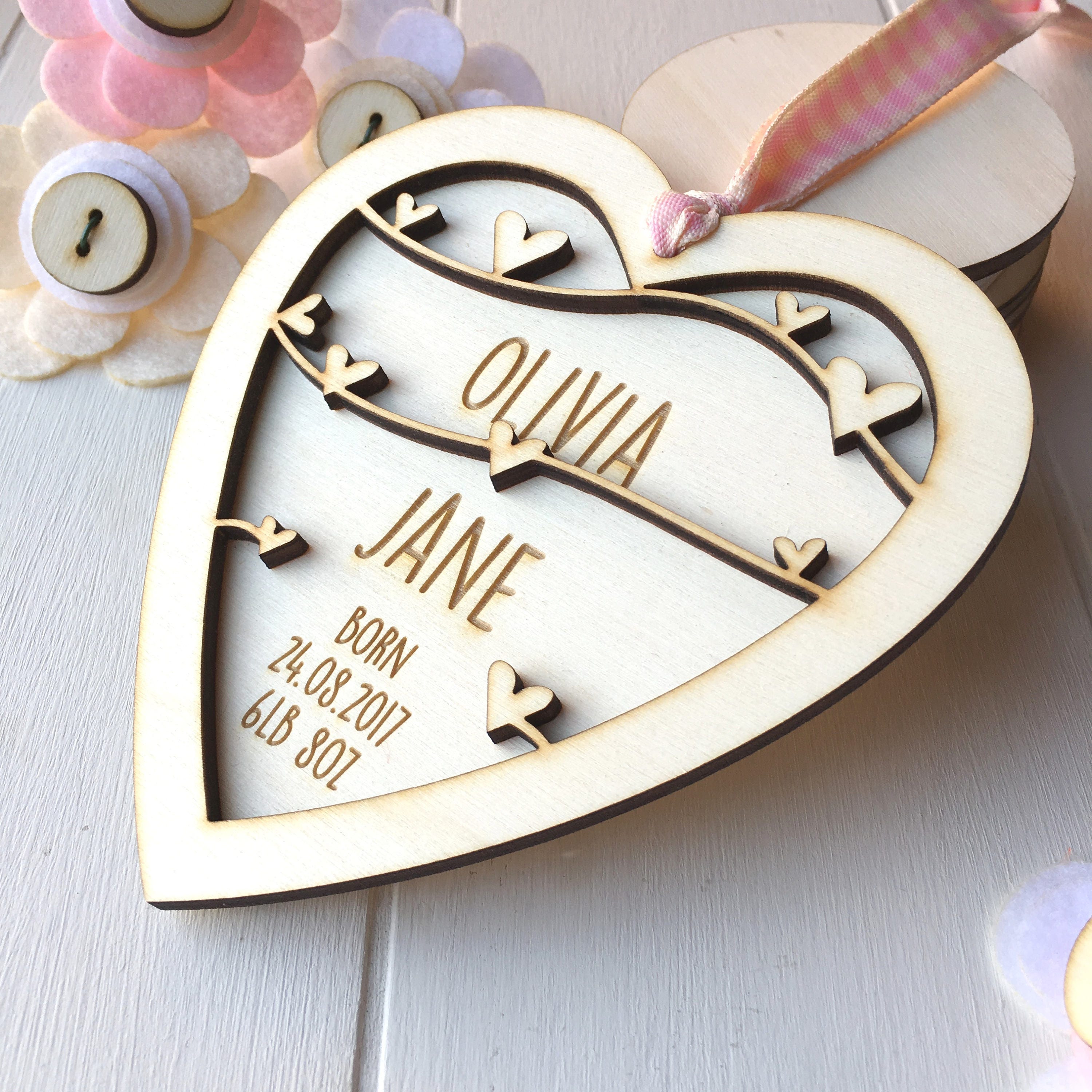 New Baby Girl Keepsake Gift Personalised Baby Gift New Etsy Australia