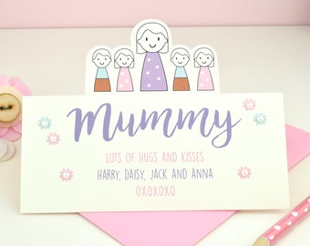 Personalised Mother's Day Card - mother's card - Mummy - Mother's Day