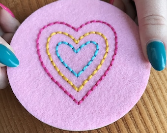 Heart Embroidery Tin Kit