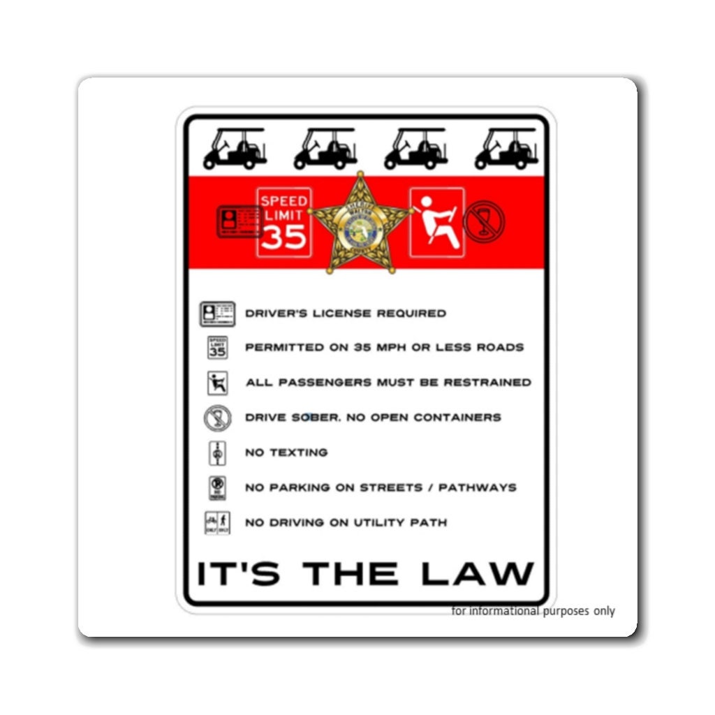 Golf Cart Laws Etsy