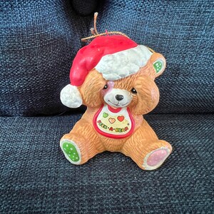 ENESCO Christmas Ornament Peek A Bear 1984