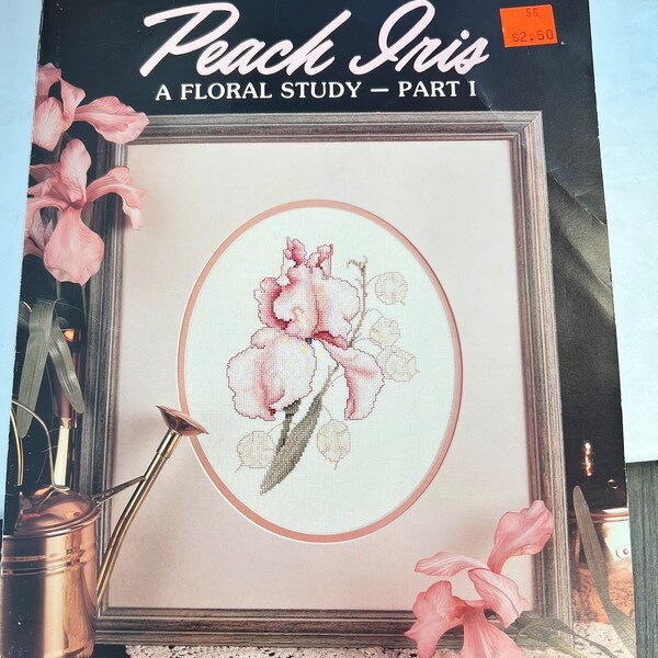 Counted cross stitch  Iris Pattern