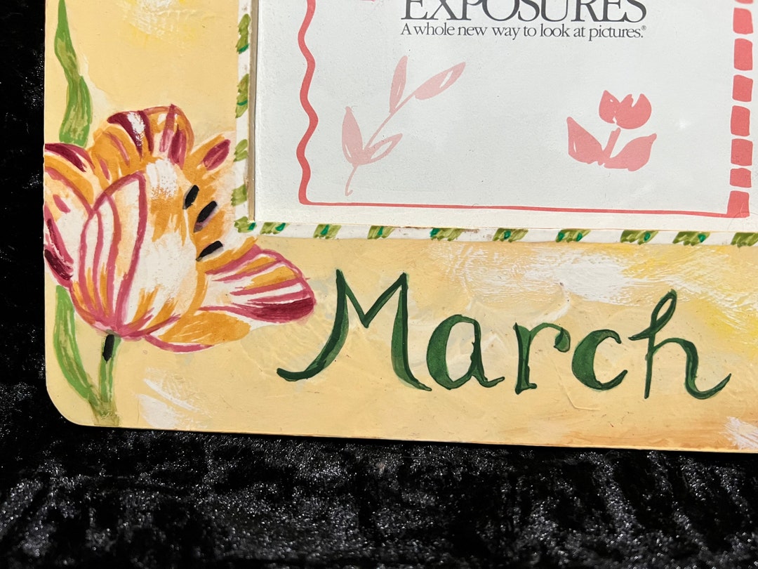 March Frame Kit Frame March Birthday - Etsy