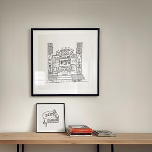 Oracle Park - Illustrated print of San Francisco Giant&#39;s stadium