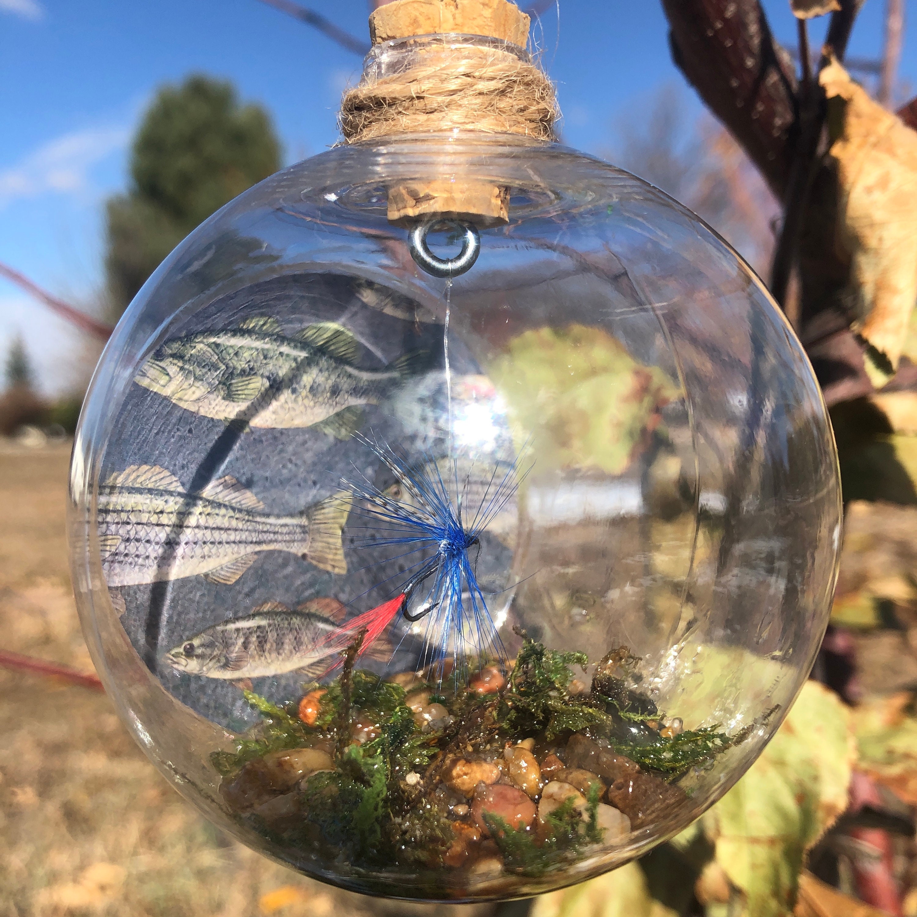 Fly Fishing Ornament Christmas Ornament Fishing Ornament Etsy