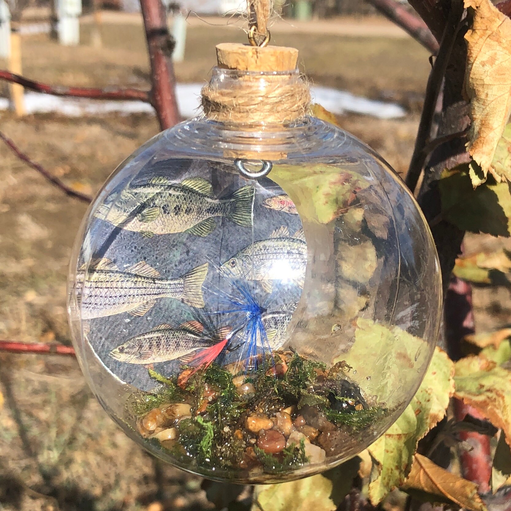 Fly Fishing Ornament Christmas Ornament Fishing Ornament Etsy