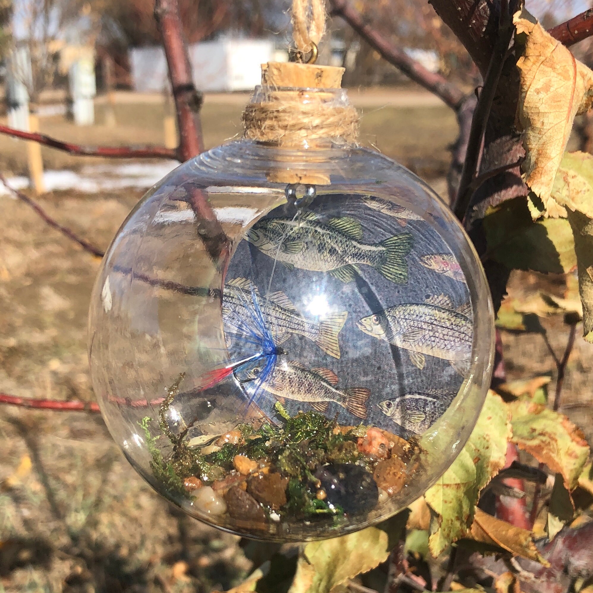 Fly Fishing Ornament Christmas Ornament Fishing Ornament Etsy