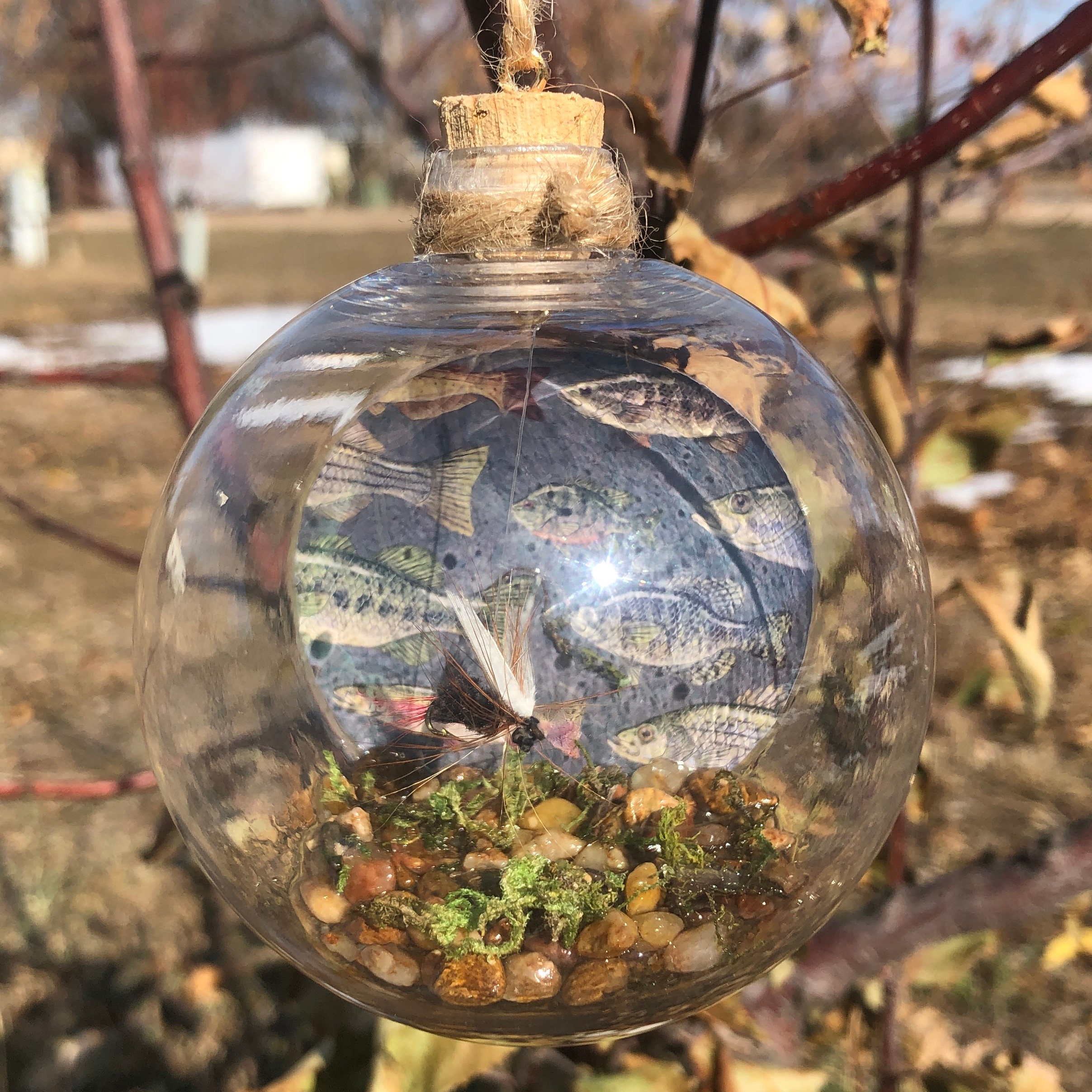 Fly Fishing Ornament Christmas Ornament Fishing Ornament Etsy