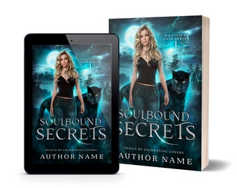 Paranormal shifter premade eBook cover design, panther shifter cover, fantasy graphic designer, indie author, self publishing, romanticy