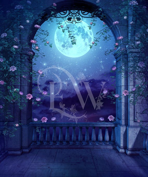 digital fantasy background romantic