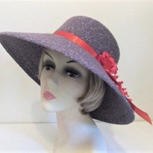 Practical Purple Bohemian Wool Hat (WCC5120)