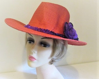 Carefree Cowgirl Red Western - Red Hat (CC173)
