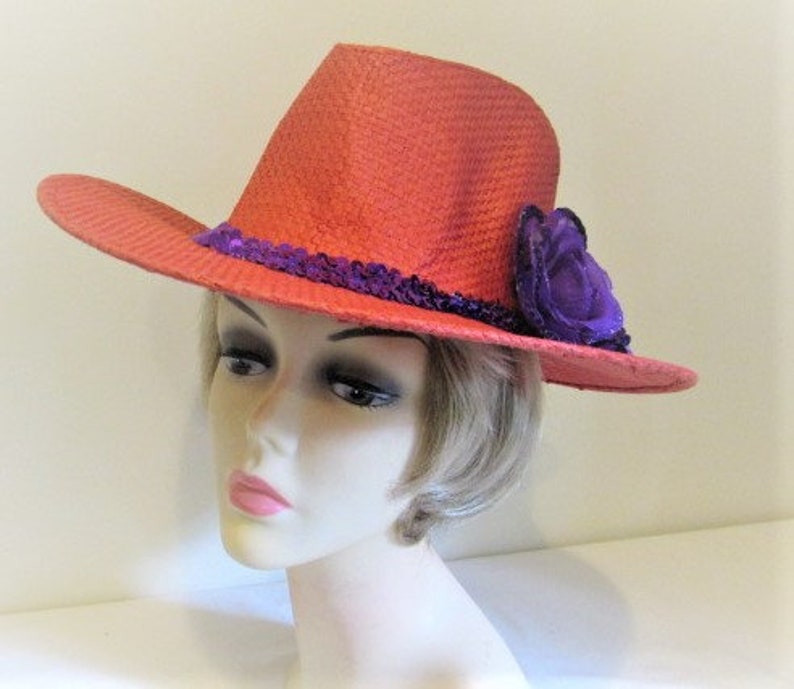 Carefree Cowgirl Red Western Red Hat CC173 - Etsy