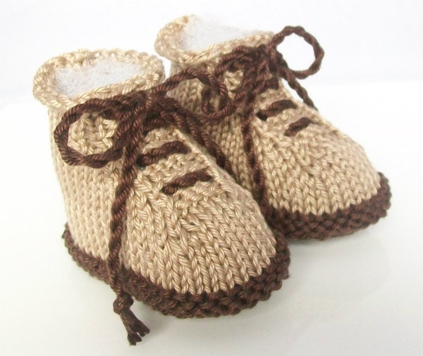 Baby Army Boots Hand Knit Baby Booties Baby Boy or Girl Etsy