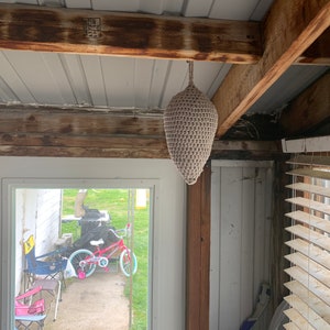PATTERN ONLY **** &quot;Wasp Nest&quot; Wasp Deterrent