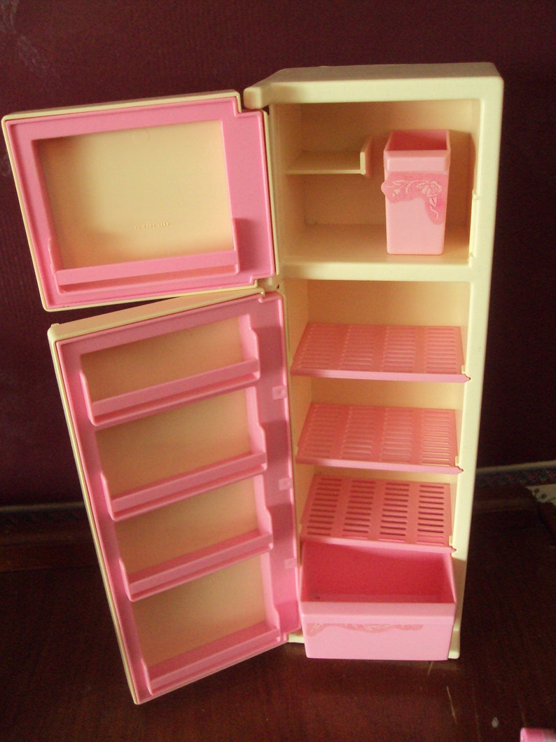 1987 Barbie stove / microwave and refrigerator with | Etsy