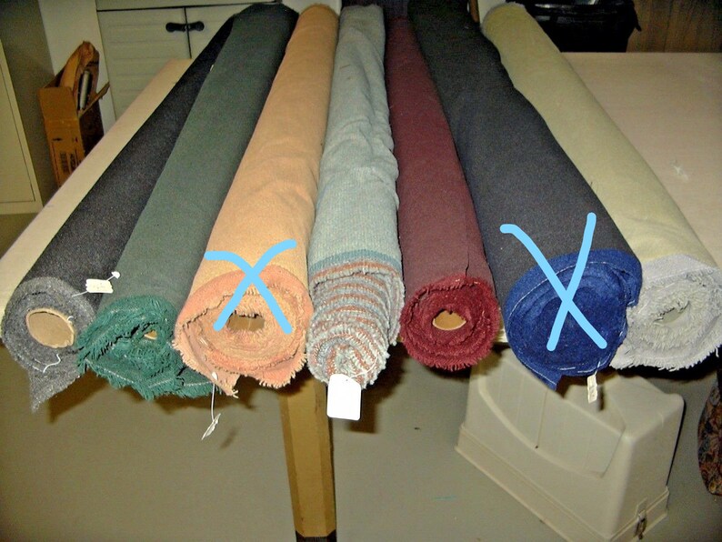 5 Upholstery Fabrics Commercial Grade Tweeds Solids Nylon Etsy